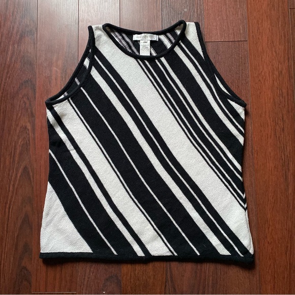 Vintage Striped Sweatervest - Picture 3 of 4